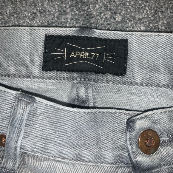 April77 Grey Jeans Size 33 - Picture 7 of 8